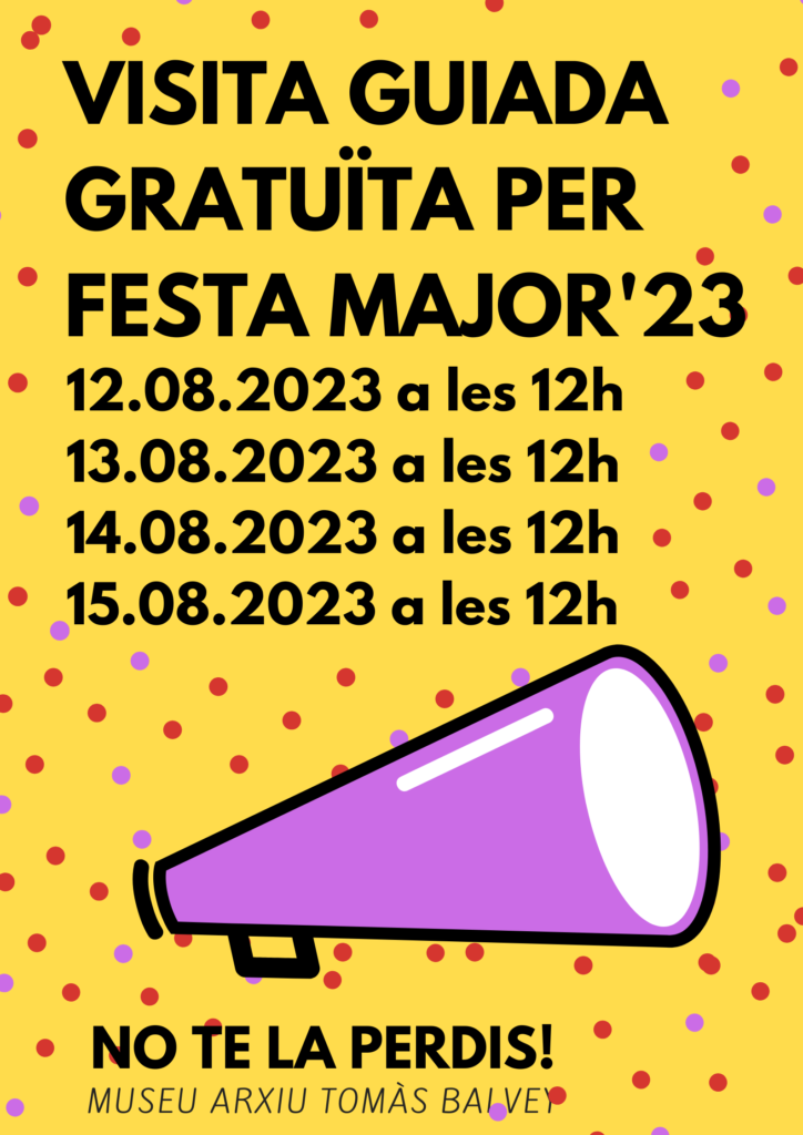 Visita guiada gratuïta per Festa Major